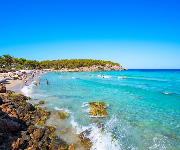 Guía de playas de Santa Eulària des Riu