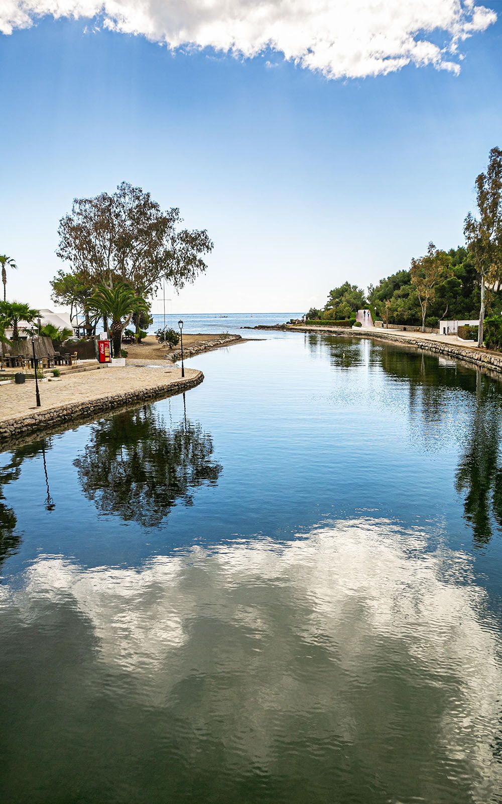 Desembocadura del río de Santa Eulària